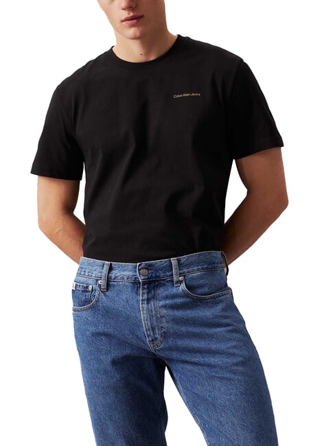 CALVIN KLEIN CK JEANS Multibox print t-shirt, regular fit ck black - T-shirt