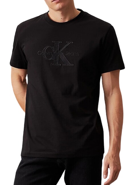 CALVIN KLEIN CK JEANS Monologue Applique short-sleeved t-shirt ck black - T-shirt