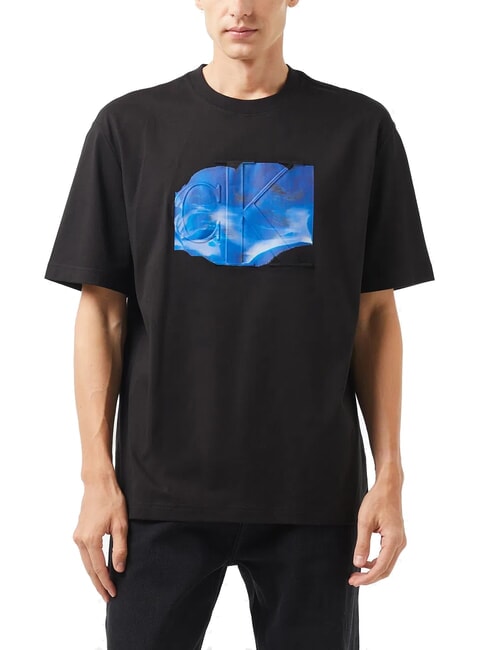 CALVIN KLEIN CK JEANS Embossed Euphoric short sleeve t-shirt ck black - T-shirt