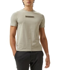 CALVIN KLEIN CK Slim fit cotton T-shirt with logo patch - T-shirt