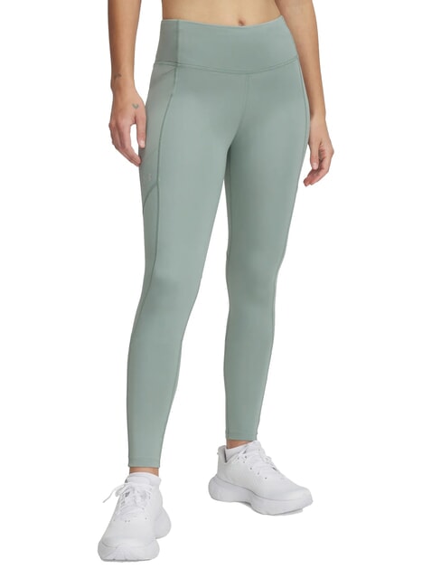 UNDER ARMOUR LAUNCH Leggings silica green - Women's Pants