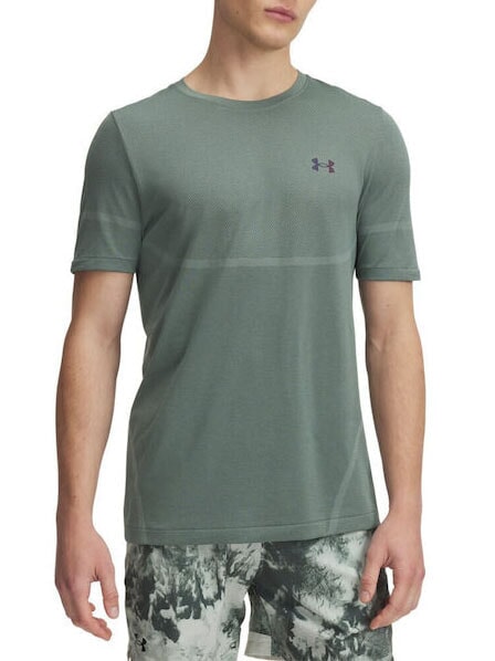 UNDER ARMOUR VANISH Short-sleeved T-shirt silica green - T-shirt