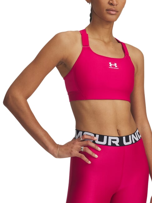 UNDER ARMOUR HEATGEAR HIGH Sports Bra shaded fuchsia - Women's Underwear