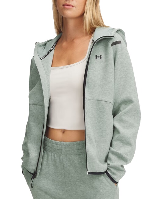 UNDER ARMOUR UNSTOPPABLE Hoodie silica green - Women's Sweatshirts
