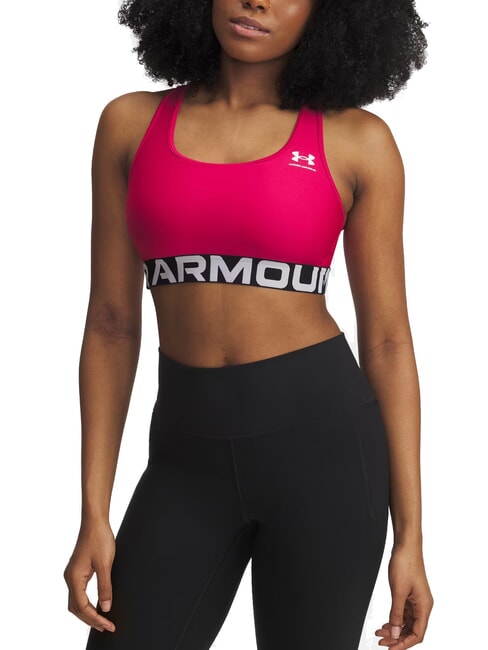 UNDER ARMOUR HG MID Sports Bra shaded fuchsia - Women's Underwear