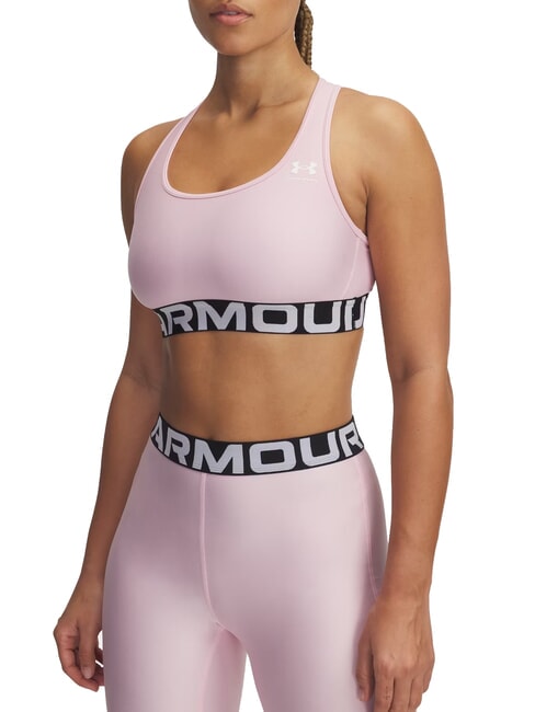 UNDER ARMOUR HG MID Sports Bra prime pink - Women's Underwear
