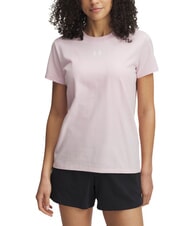 UNDER ARMOUR RIVAL CORE T-Shirt prime pink - T-shirt - 1