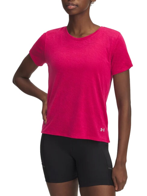 UNDER ARMOUR LAUNCH T-shirt shaded fuchsia - T-shirt