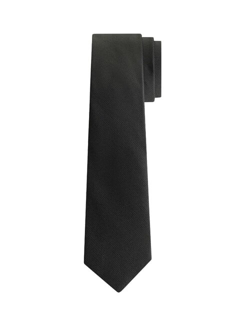 CALVIN KLEIN CK Silk tie ck black - Ties & Clutches