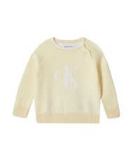 CALVIN KLEIN CK KIDS Crew neck sweatshirt with buttons - Baby Sweatshirt