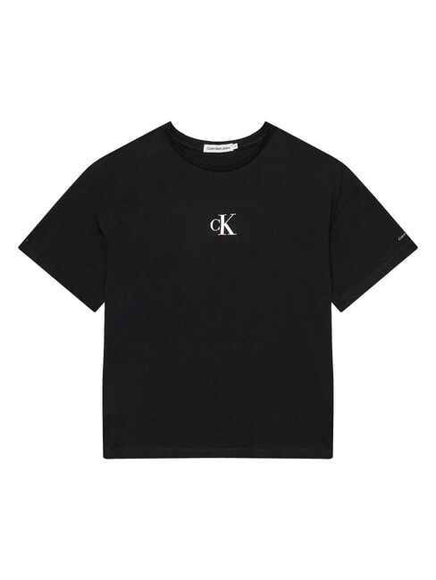 CALVIN KLEIN CK KIDS Short-sleeved cotton T-shirt ck black - Child T-shirt