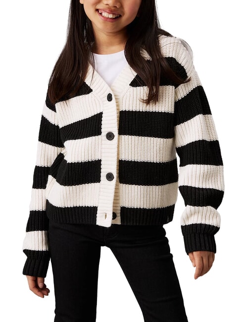 CALVIN KLEIN CK KIDS Cardigan with buttons ck black - Children's Sweaters