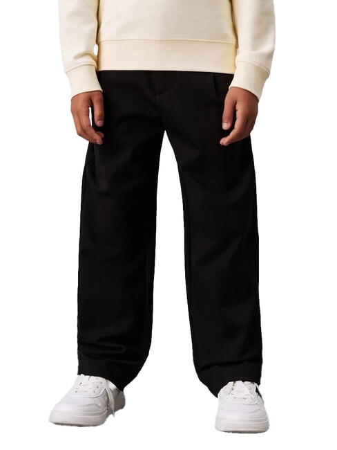 CALVIN KLEIN CK KIDS Wide-leg children's trousers ck black - Children's tracksuits
