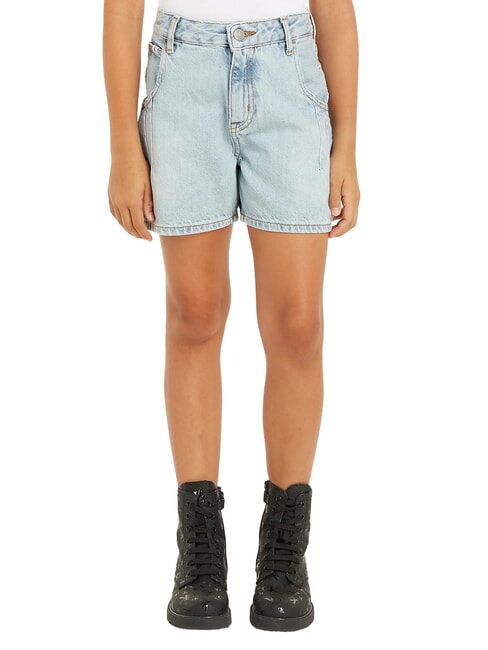 CALVIN KLEIN CK KIDS Jeans shorts for girls powder blue - Children's trousers