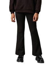 CALVIN KLEIN CK KIDS High-waisted pinstriped trousers for girls - Children's trousers