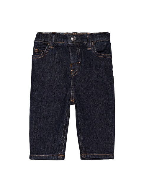 CALVIN KLEIN CK KIDS Elastic waist newborn baby jeans clean rinse blue - Children's trousers
