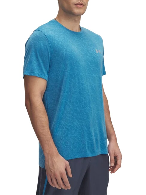 UNDER ARMOUR LAUNCH Short-sleeved T-shirt ether blue - T-shirt