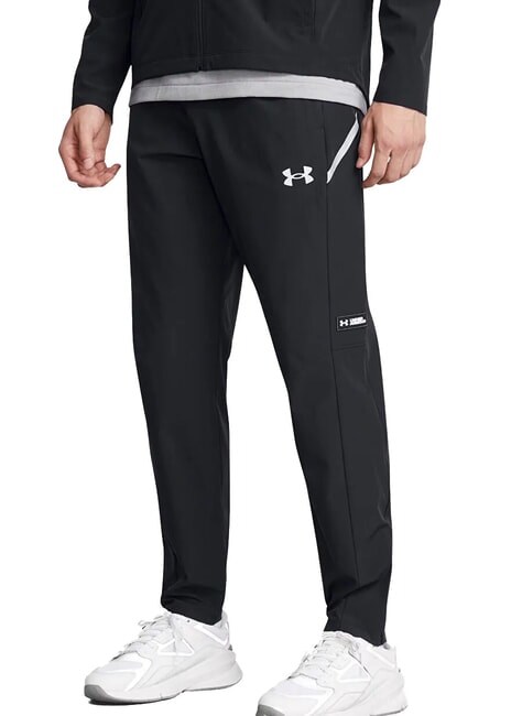 UNDER ARMOUR WOVEN Sports trousers black - Men's sports suits