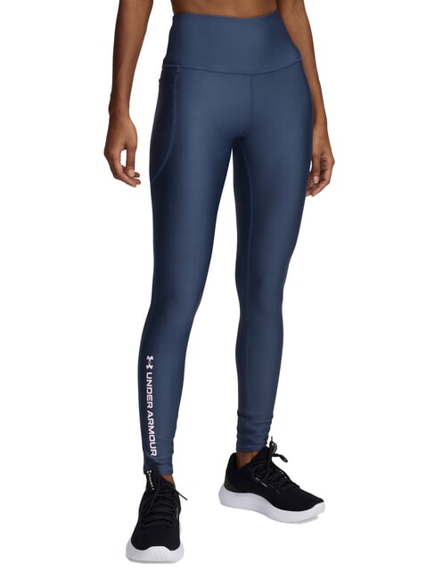 UNDER ARMOUR TECH BRANDED Leggings downpour gray - Women's Pants