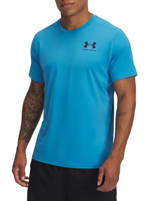 UNDER ARMOUR HEATGEAR FITTED Short-sleeved T-shirt ether blue - T-shirt