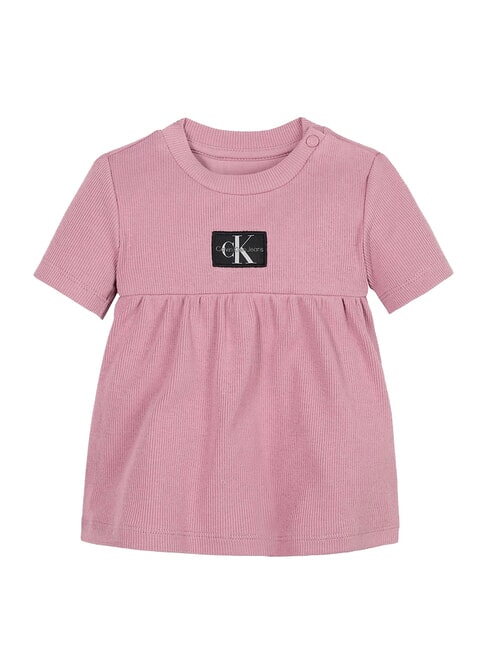 CALVIN KLEIN CK KIDS Baby girl dress foxglove - Little Girls' Dresses