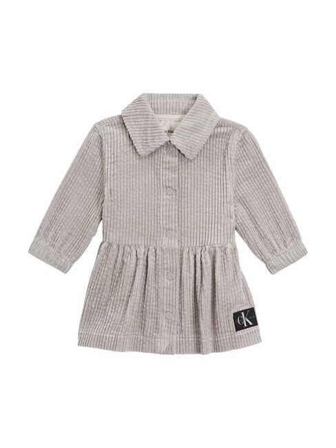 CALVIN KLEIN CK KIDS Baby girl dress porpoise - Little Girls' Dresses