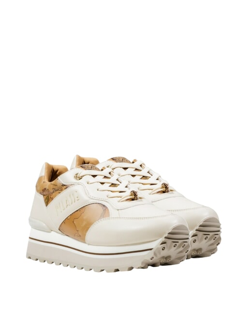 ALVIERO MARTINI PRIMA CLASSE GEO JR Platform sneakers off-white/geo beige - Women’s shoes