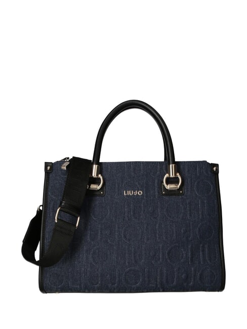 LIUJO MANHATTAN Medium denim handbag dress blue - Women’s Bags