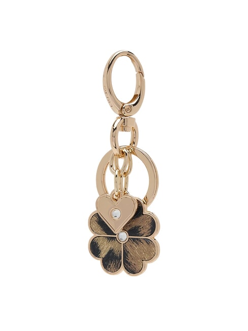 LIUJO FOUR-LEAF KEY RING Metal keychain with charms macula - Key holders