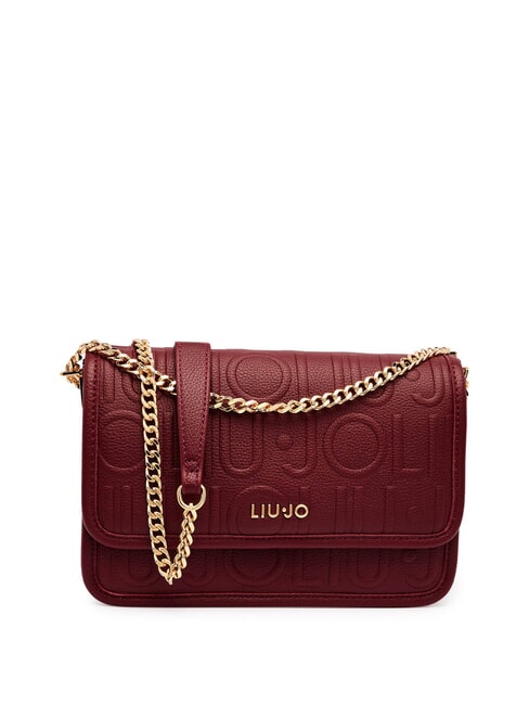 LIUJO MANHATTAN Convertible bag with flap red wine - Women’s Bags
