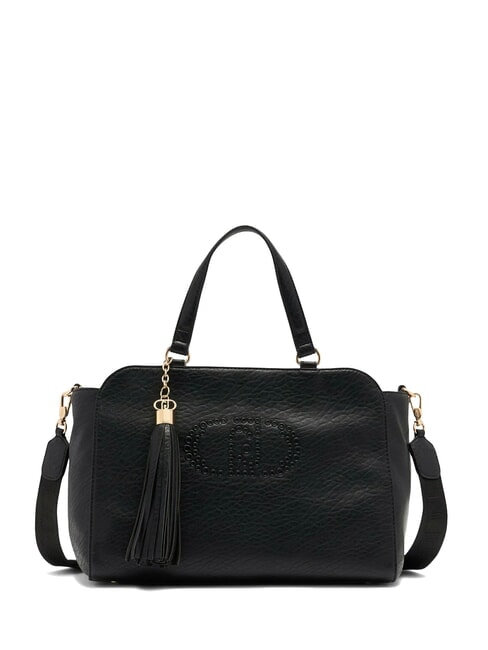 LIUJO SAMIANA Medium handbag with shoulder strap BLACK - Women’s Bags