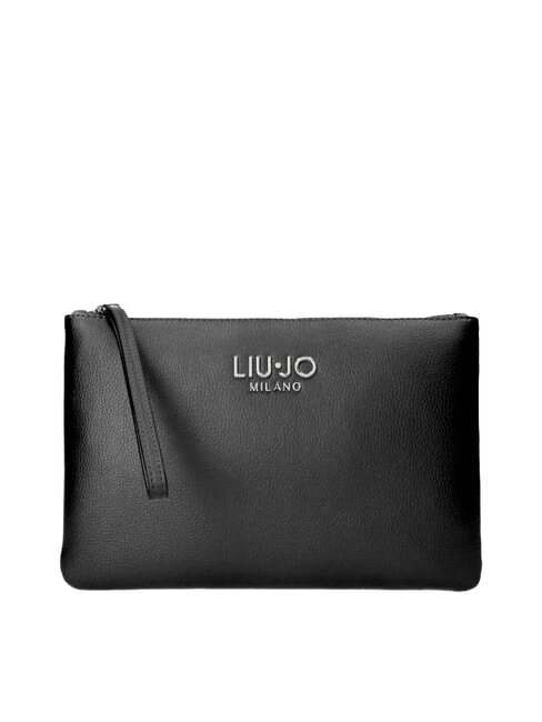 LIUJO CALIWEN Clutch bag with wristband BLACK - Women’s Bags