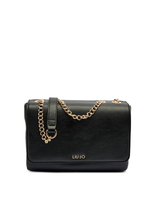 LIUJO CALIWEN Convertible shoulder bag with chain BLACK - Women’s Bags