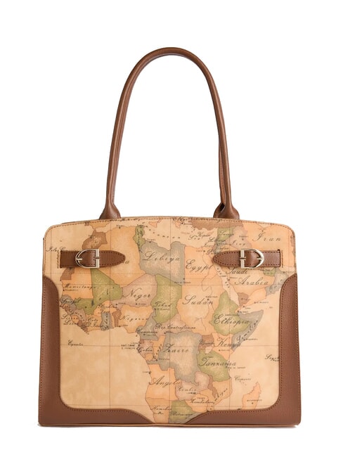 ALVIERO MARTINI PRIMA CLASSE VALLEY GEO Shoulder shopping bag chestnut - Women’s Bags