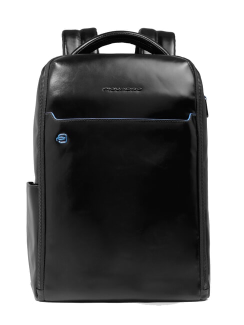 PIQUADRO BLUE SQUARE Fast-check 14" laptop backpack Black - Laptop backpacks