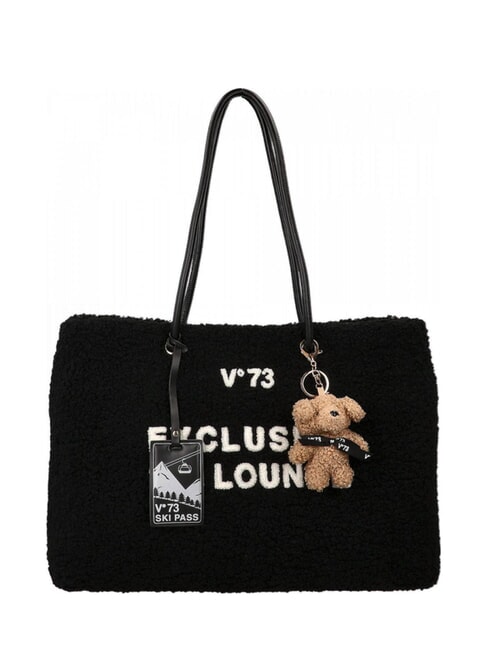 V73 SKI LOUNGE Shoulder shopping bag black/white - Women’s Bags