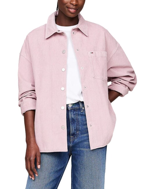 TOMMY HILFIGER TH JEANS Cotton shirt valley grape - Shirts