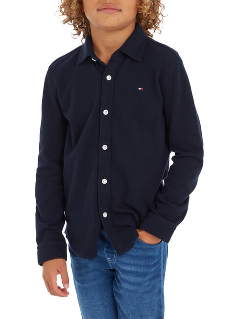 TOMMY HILFIGER TH KIDS Cotton shirt desert sky - children's shirts