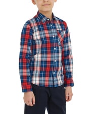 TOMMY HILFIGER TH KIDS Tartan Cotton shirt - children's shirts