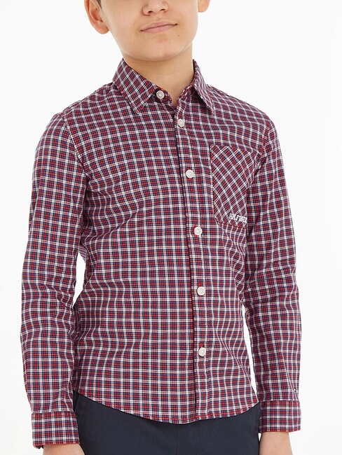 TOMMY HILFIGER TH KIDS Checked shirt deep indigo/multi - children's shirts