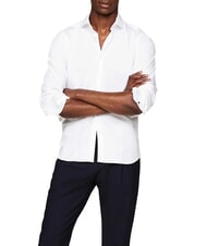 TOMMY HILFIGER TH  Cotton blend shirt optical white - Men's Shirts - 1