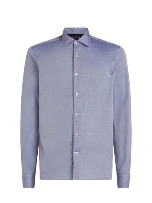 TOMMY HILFIGER TH  Cotton shirt, long sleeves desert sky - Men's Shirts