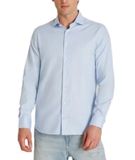 TOMMY HILFIGER TH  Long-sleeved cotton shirt vessel blue - Men's Shirts - 1