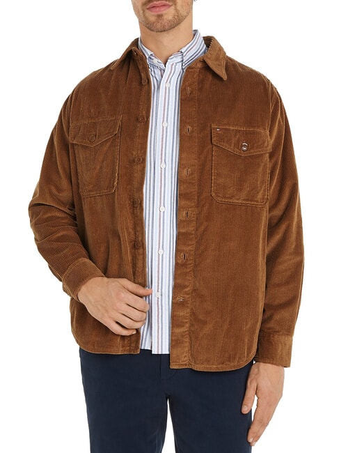 TOMMY HILFIGER TH Overshirt highland khaki - Men's Shirts