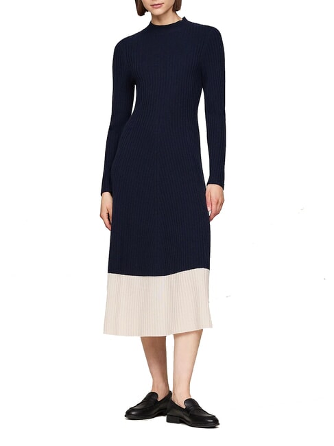 TOMMY HILFIGER TH  Wool dress desert sky - Woman Clothes
