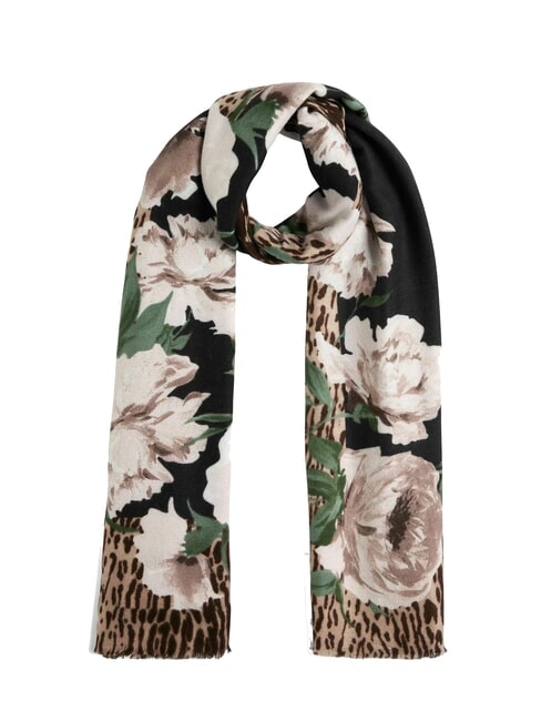 LIUJO ANIMALIER Printed scarf BLACK - Women’s Bags