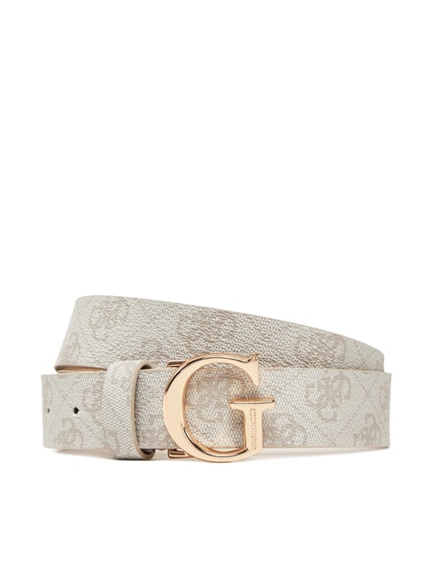 GUESS EMERA LOGO Shortenable belt bone logo - Belts