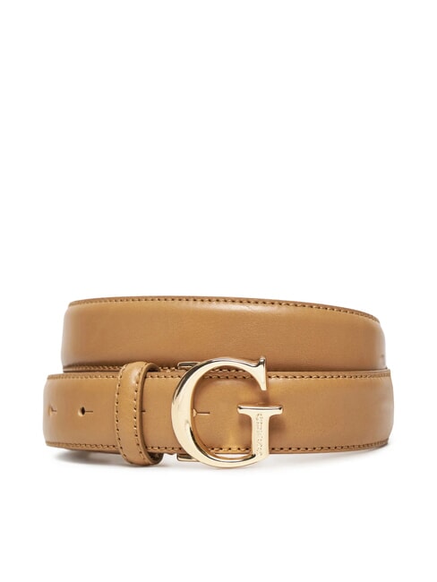 GUESS G Leather belt Camel - Belts