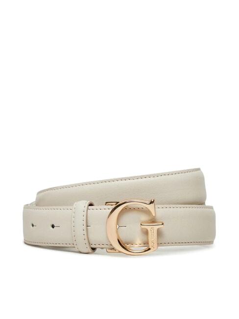 GUESS G Leather belt OFFWHITE - Belts