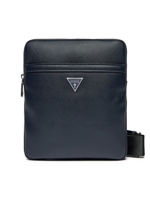 GUESS MILANO Flat Shoulder bag dark blue - Over-the-shoulder Bags for Men